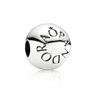 Pandora RARE Silver Loving Logo Clip Charm DEADSTOCK